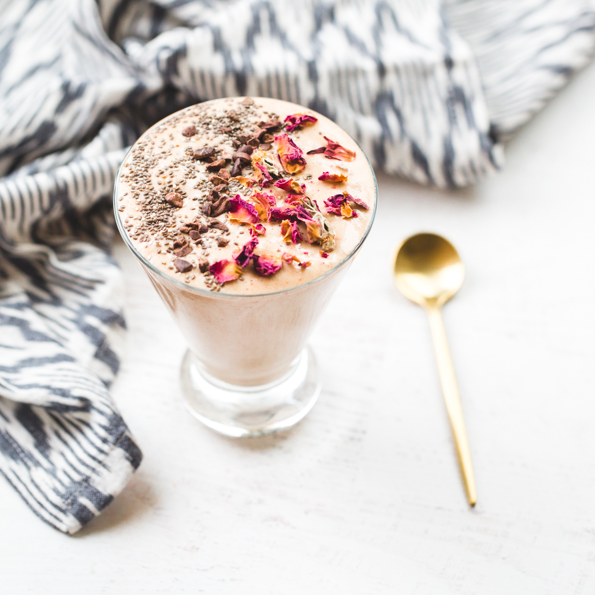 Post Workout Chocolate Chia Smoothie: